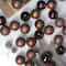 60ct. 2.5" Mocha Brown Shatterproof 4-Finish Christmas Ball Ornaments
